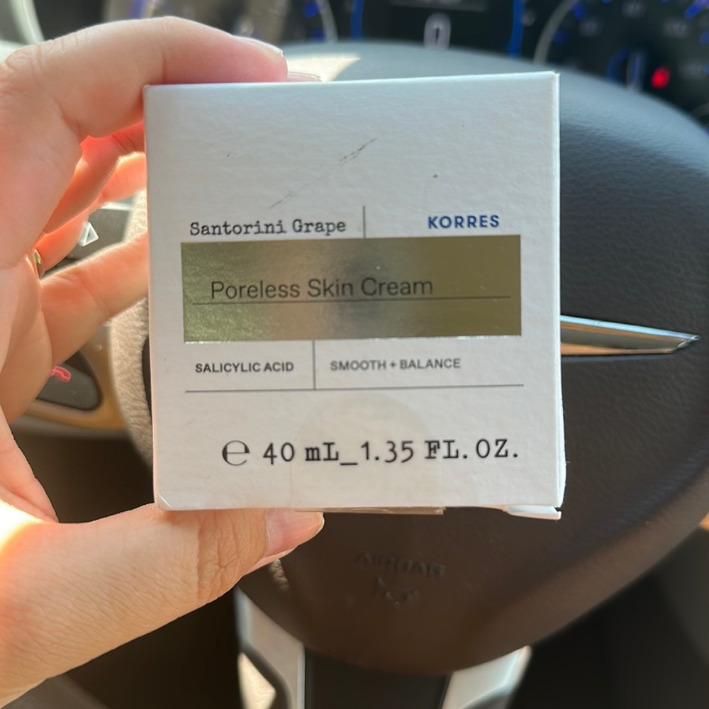 korres santorini grape poreless skin cream